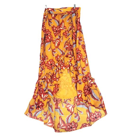 House of Harlow x Revolve Size L Florence Wrap Midi Skirt in Reims Floral Print - Picture 2 of 16